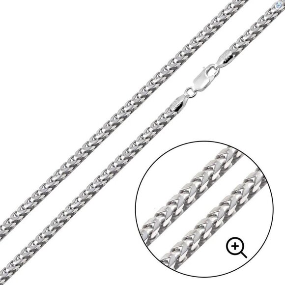 925 Sterling Silver Basic Oval DC Franco 4.2mm Bracelet 8 inches